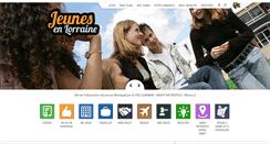 Desktop Screenshot of jeunesenlorraine.org
