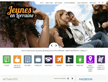 Tablet Screenshot of jeunesenlorraine.org